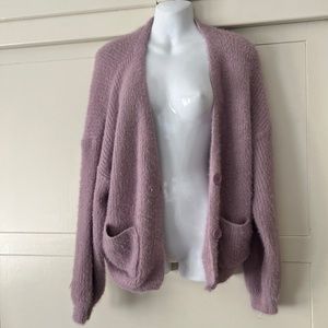 NASTY GAL Lavender Haze Oversize Sweater Grunge Emo Size Med 8